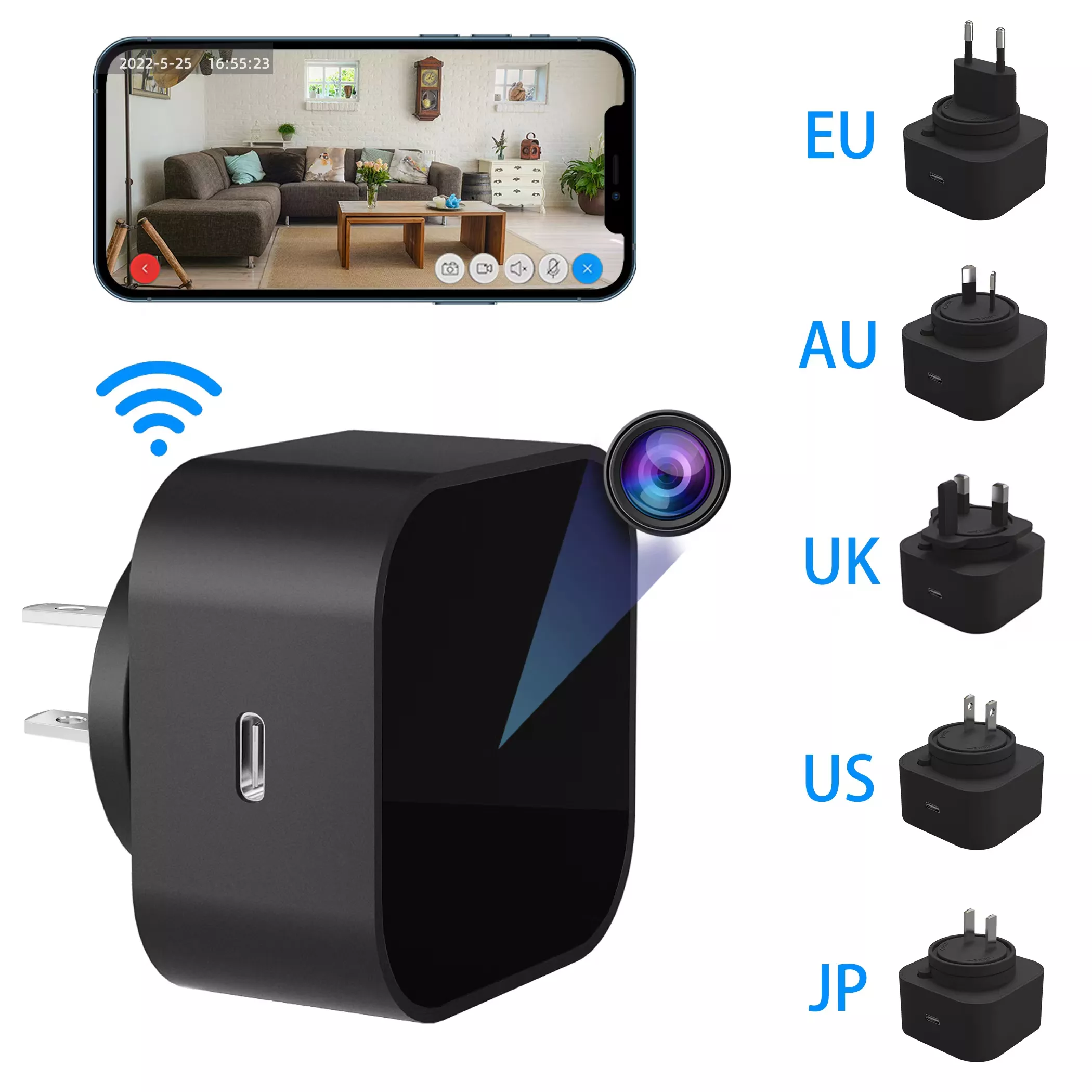 三腳插頭攝影機