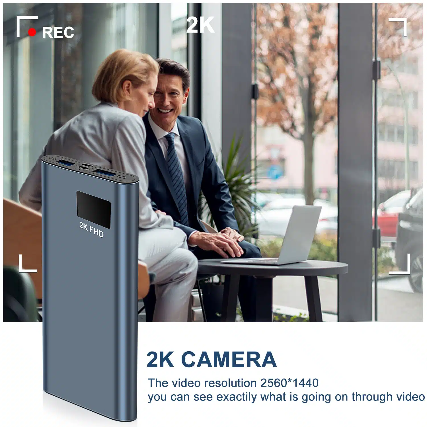 H8 PLUS 充電寶攝影機 2K高清錄影【2025全新升級】