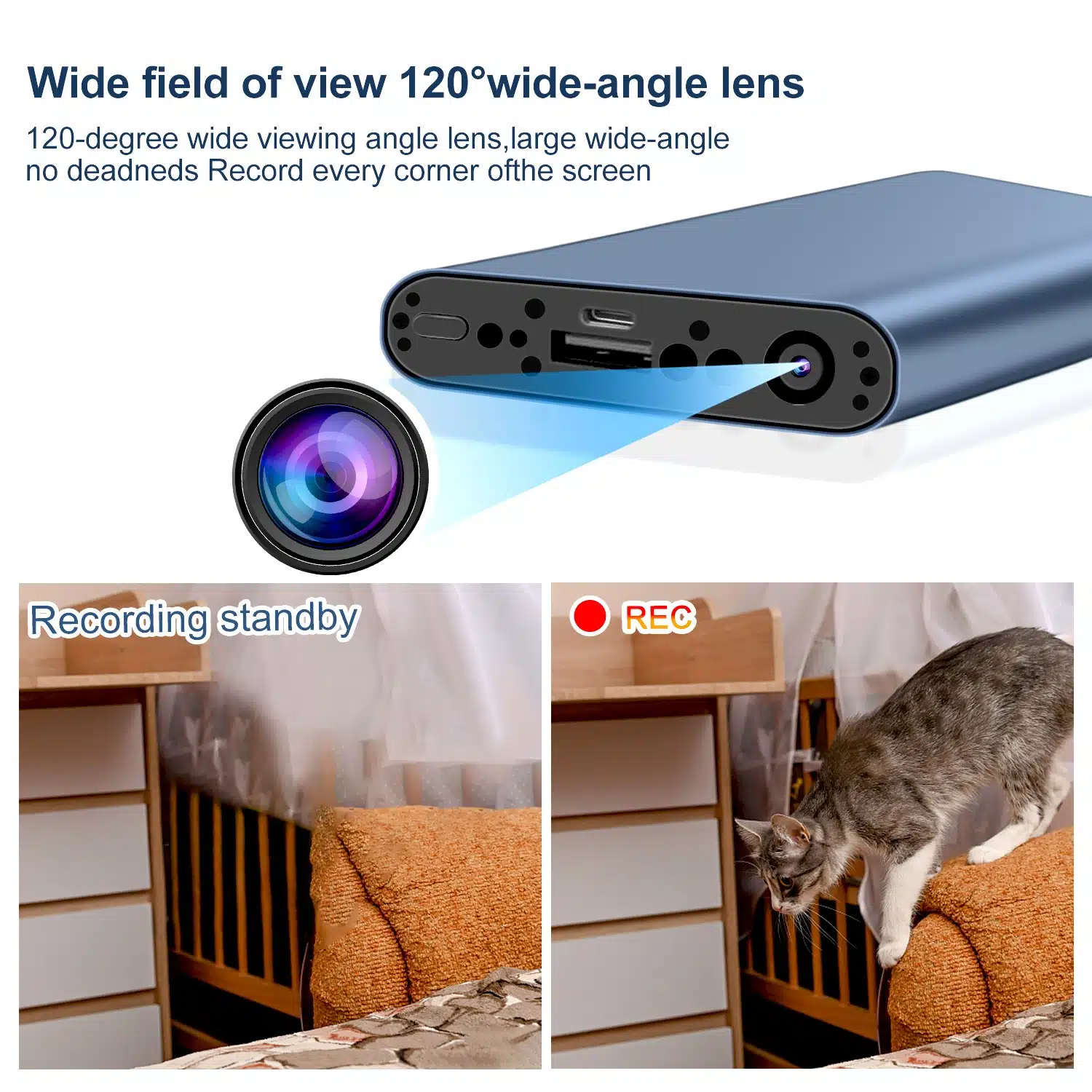 H8 PLUS 充電寶攝影機 2K高清錄影【2025全新升級】