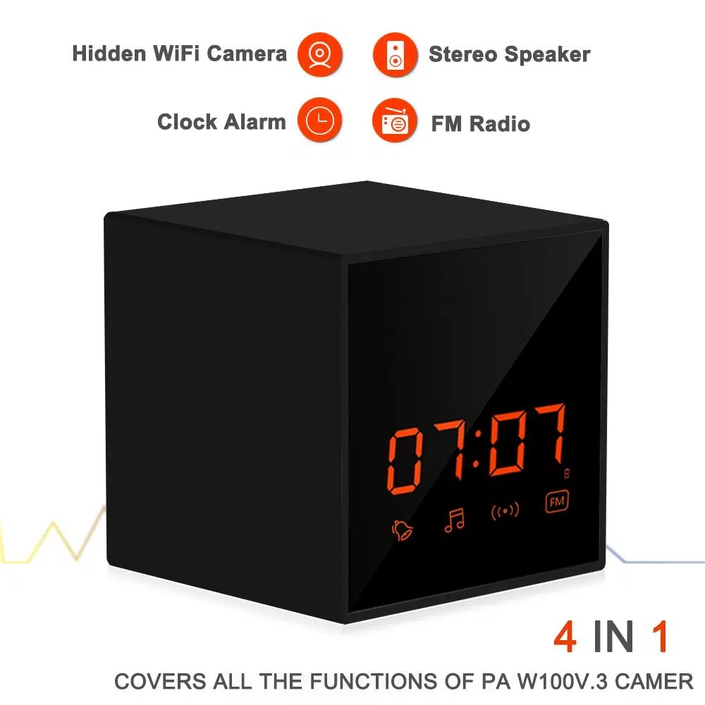 多功能喇叭時鐘攝影機